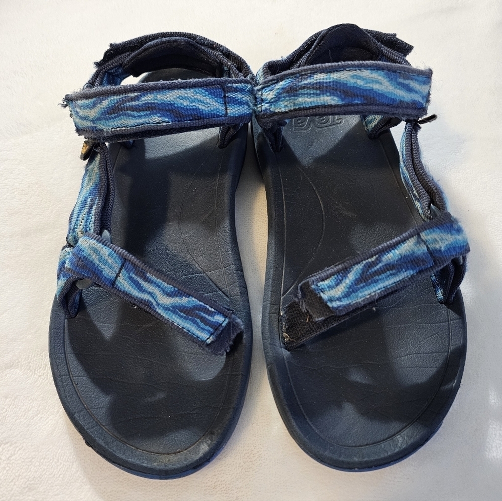 Teva Blue and Black Sandals